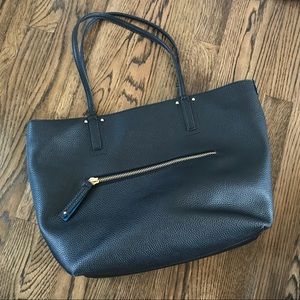Black Leather Aldo Tote